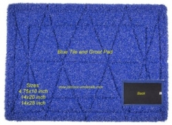 SS P0511TGBV Blue Tile and Grout Scrubbing Pads 4.75x10 4pk